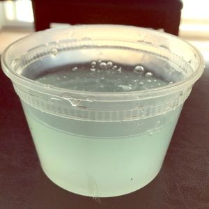 Clear water slime.💧COMMENT YOUR SIZE!😎